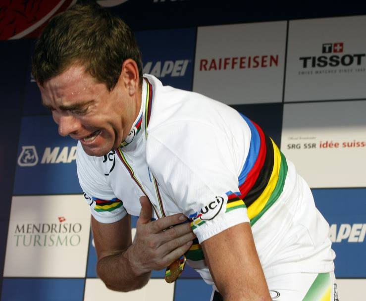 Il titolo di Campione del mondo lo aveva conquistato a Mendrisio il 27.09.2009 (AP)